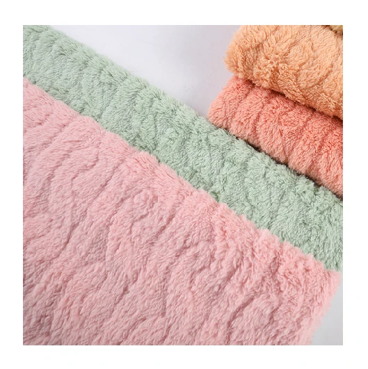 100 fil-mija Knit Sherpa Fleece Fabric
