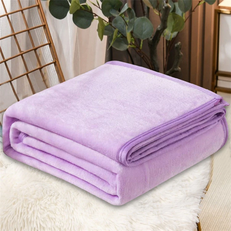 100% Polyester Brushed Korall Fleece Blanket