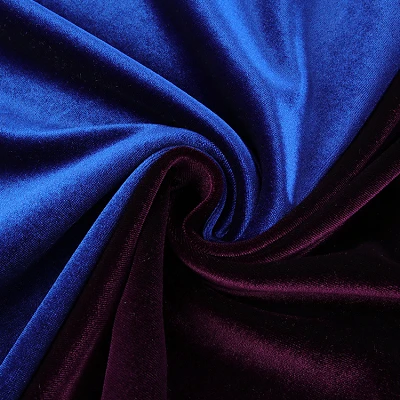 90% poliester 10% spandex Velvet Fabric