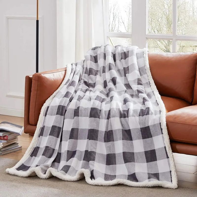 Kutra Sherpa Plaid Iswed U Abjad