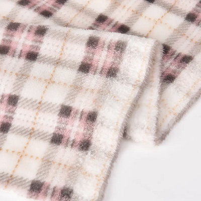 Flannel Coral Fabric