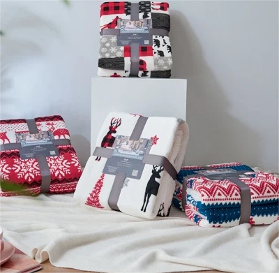 Double Layer Christmas Blanket