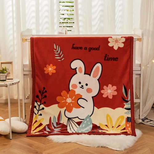 Double Saff Raschel Baby Blanket