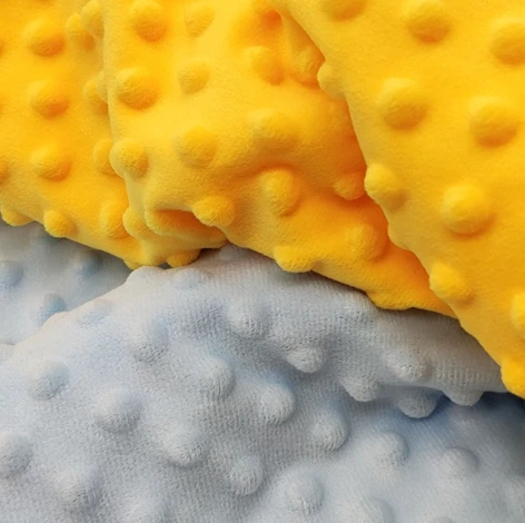 Tessili tal-qroll Minky Dot Dott