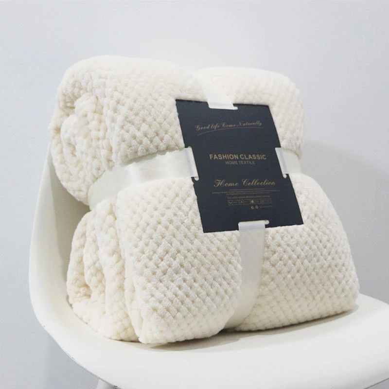 Kutra Sherpa Jacquard Iċċekkja tal-ananas