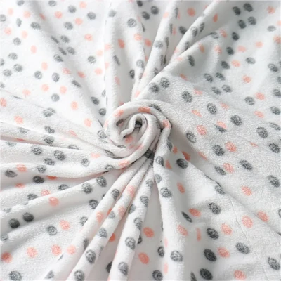 100% Poliester Stampat Tessut Polar Fleece