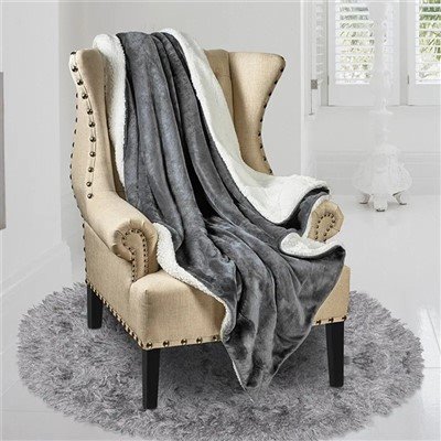 Fuzzy Sherpa Sħun Throw Kutra