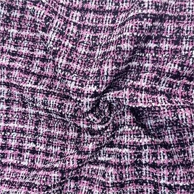 Plaid Knitting Tessili Jacquard