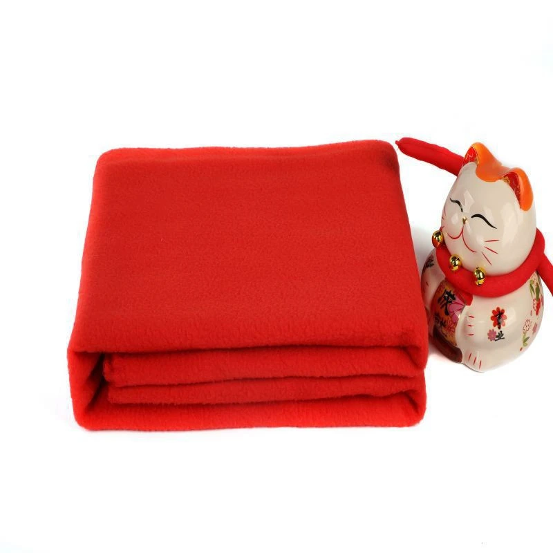 Disinn Solidu Tessili Qoton Polar Fleece Blanekt