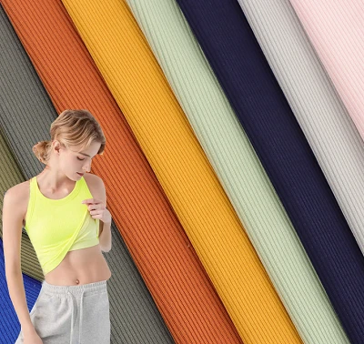 Stretch Knit Rib Tessili
