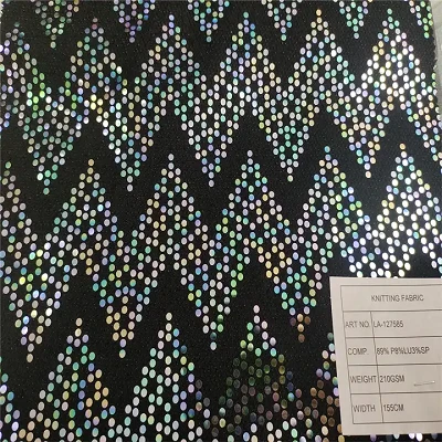Stretch Knit Tessili Jersey Sequin