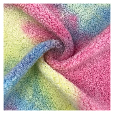 Tie Dye Sherpa Fleece Drapp