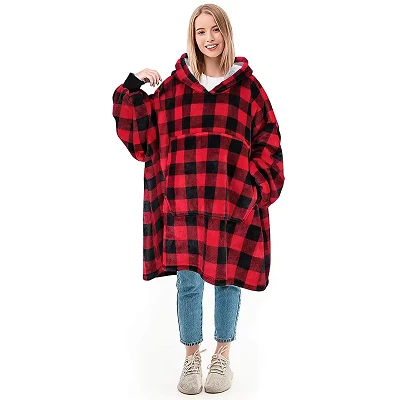 Kutra tal-Hoodie Plaid